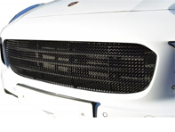 Ensemble de grilles supérieures en acier inoxydable pour pare-chocs avant ZunSport. Porsche Cayenne 958.2 lifting - ZPR85715, ZPR85715