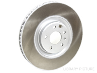 前部制动盘转子。保时捷 95B.2 / 95B.3 Macan / S 2019 >> 盘片尺寸：350x34mm（OE 零件编号 95B615301AB / 95B615302AB） - 95B615301AB, 95B615302AB