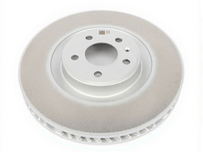 前部制动盘转子。保时捷 95B.2 / 95B.3 Macan / S 2019 >> 盘片尺寸：350x34mm（OE 零件编号 95B615301AB / 95B615302AB） - 95B615301AB, 95B615302AB