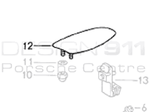 Brandstofklep. Porsche 993