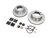 Ensemble plaquettes de frein arrière et disques de frein. Porsche 964 C2 1989-91 PETIT ETRIER - 96435294903, 95135204102, 96461236501, 99635208602, 95135204105, 96461236500, 96461236502, 99635208601, 96435209601
