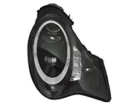 SCHEINWERFER RHD (D2 HID) W/ DTR-Ring + LED-Blinker + LED-Einbau-Projektor-Nebelscheinwerfer Glänzend-Schwarz (PAAR) - 996631065, 996631066