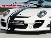 Parachoques delantero con labio inferior y conducto de aire SpeedArt BTR-XL. Porsche 997 turbo