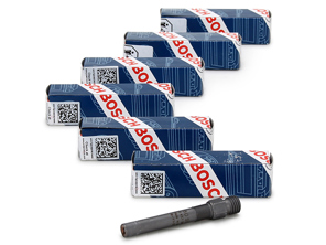 Brandstofverstuiver. Porsche 930 Turbo 1975-89 SET VAN 6 - 93011022502, 0 437 502 009, 0437502009