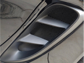 Side Intake Grilles. Porsche 718 Boxster and Cayman 2017 - 2022 - 7184.0Side