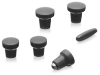 Dashboard button set in black. Porsche 356A - PCG35655200700