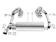 CARGRAPHIC GT Sportauspuffanlage für Karosserien mit älterem Modell, mit ID42 GT Krümmersatz, ohne Heizung, linkes Endrohr - 96411104504, 96411104605, 96411104502, 96421103905, 96421103932, 96421104004