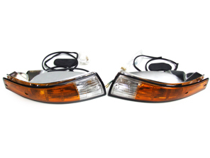 Blinker- und Glasfront-Kit mit SCHWARZEM Randglas Porsche 911 - 91163194400, 91163194300, PCG63193520, PCG63193620, 91163197000, 91163197001