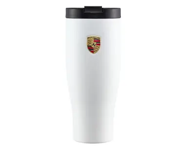 Porsche XL thermos cup, 900ml - in White - WAP0502000PTHB