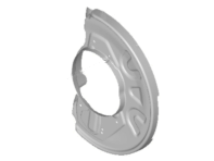 Brake disc cover plate, Front. Porsche Taycan >>02/2020 - 9J615311H, 9J615312H