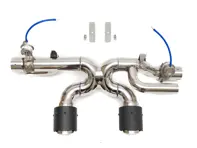 Silenciador central Valvetronic con derivación X-Pipe. Porsche 991.2 Carrera 2017-19 (solo PSE) - FS.POR.9912.PSEVLV, 99111133105, 99111133107, 99111133104, 99111133106 - FS.POR.9912.PSEVLV