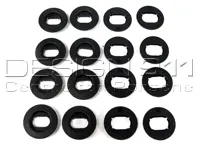 Fußmatten-Befestigungsset. Porsche 955 Cayenne 2004-06 - 95504480264, 955044802648B2, 955044802648C3, 955044802648D4, 955044802648E5