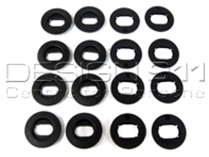 Floor Mats Fastening Set. Porsche 955 Cayenne 2004-06 - 95504480264, 955044802648B2, 955044802648C3, 955044802648D4, 955044802648E5