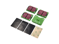 EBC GREEN Remblokken Voor. Porsche 924 76-85 - 477698151A, 477698151B, 92835295102 - DP2220
