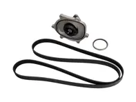 Waterpomp-, riem- en thermostaatset. Porsche 981 Boxster / Cayman / Porsche 991.1 - 0PB121035A, 9A110221800, 0PB903137A, 9A110222602, 9A110622603, 9A712111000, 9A110655900, 0PB121688