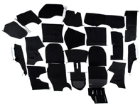 Juego completo de alfombras interiores para Porsche 911 85-89 Coupe ES