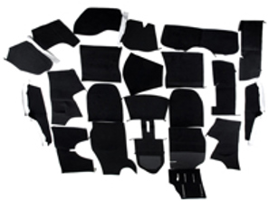 Juego completo de alfombras interiores para Porsche 911 85-89 Coupe ES