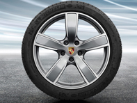 Llantas de aleación Cayenne Sport Classic de 20' y neumáticos de invierno Porsche original - 9Y0044600D, 9Y0044610D