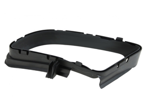 Front bumper side grille. Porsche 997.1 2004-08 with Aerokit - 99750598800, 99750598700, 99704480234