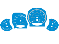 表盘面套装，KMH。保时捷 958 Cayenne turbo / turbo S