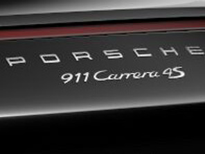 'PORSCHE 911 CARRERA 4S' Badge achter voor Porsche 991.2 - 99104480383G2X