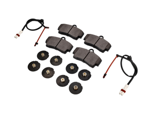 Kit pastillas de freno TRASERO, sensores y calzas Porsche Boxster 986 S 3.2L Brembo - 98635293911, 98661236501, 99635208600, 99635208602