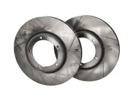 Sport slotted brake discs (Pair) Front. Porsche 911 1984-89 3.2ltr front - 91135104123SL