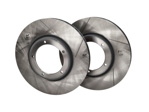 Sport geschlitzte Bremsscheiben (Paar) vorne. Porsche 911 1984-89 3,2ltr vorne - 91135104123SL