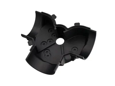 Mezzo raccordo a T della scatola di controllo dell'aria di riscaldamento. Porsche 911 - 91157104907, 91157105007, 90157104932, 90157105032, 91157104901, 91157104903, 91157104905, 91157105001, 91157105003, 91157105005, 91157105006 - 901 571 050 32 T-PIECE