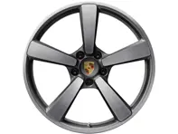 Turbo Exclusive Design front alloy wheel in Platinum Silver Metallic finish 21' 12J ET70 - 992601025AEOU7