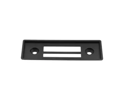 Radio bezel with split opening black plastic. Porsche 911 1974-89 - DAB11.2.111