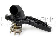 Water Pump Thermostat housing with insert. Porsche 958 Cayenne Hybrid / 970 Panamera Hybrid - 95810603202, 95810603201, 95810603200