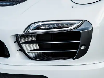 TechArt 前保险杠气动翼。保时捷 991.1 涡轮增压 - 091.100.183.009, 091.121.183.009, 091.121.183.009G