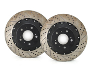 Jeu de disques de rechange pour DesignTek GT Big Brake Kit (Avant) Porsche. Taille du disque de frein : 355 x 32 - 3604008615/DISCS, 3604008615