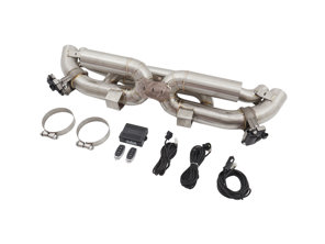 Exhaust sport valvetronic silencer for Porsche 992 Carrera and Turbo - Designtek - 992251052A, 992298019, 992251053A, 992298019A