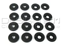 Fußmatten-Befestigungsset. Porsche 955 Cayenne 2003 - 95504480064, 955044800648B2, 955044800648C3, 955044800648D4, 955044800648E5