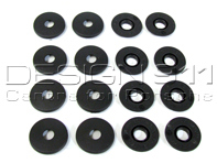 Floor Mats Fastening Set. Porsche 955 Cayenne 2003 - 95504480064, 955044800648B2, 955044800648C3, 955044800648D4, 955044800648E5