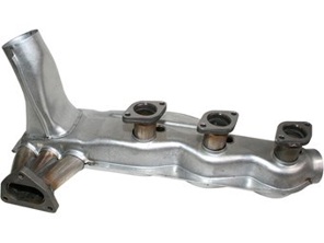 Scambiatore di calore di scarico, Acciaio inossidabile galvanizzato. Porsche 911 2.7L / 911 3.0L 1974-83 / 911SC - 91.101, 91.101G, 91.101S, 91.101S41, 1623102100, 93021102501, 1623103300, 1623103500, 1623105800 - 1623105800