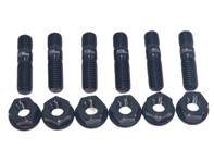 钛合金螺栓和螺母套件，OPF 至消音器。保时捷 718 GT4 RS / Spyder RS - PAF007637 - 9M718RSTISTUD