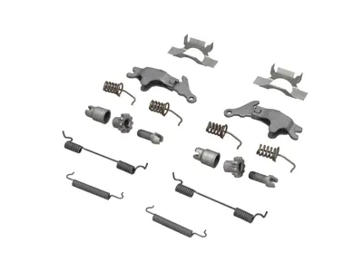 Kit molle ganasce freno a mano. Porsche 997 - 99335207100, 298609723, 99735272101, 298609717, 99735272302, 99735274101, 99735280700, 99335207301, 99335207300