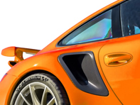 Side intake vent carbon fibre. Porsche 997 turbo / turbo S - 99750436101G2x, 99750436201G2X - C3-PORSCHE1700