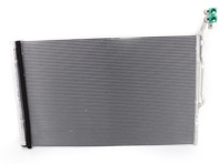 Radiator air conditioning (air con) condenser. Porsche 958 Cayenne 4.8L Turbo - 95857311103, 95857311101