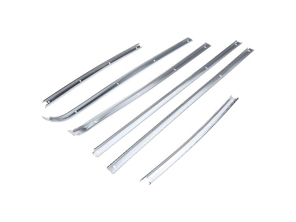 Fensterdichtungskanal-Kit. Porsche 914 1970-1976 - 91453182710, 91453182810, 90014400900, 91453186510, 91453186610, 91453182311, 91453182411, N0139532 - URO-016121, 914 531 800 KIT