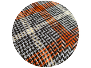 SOLM (Racing) Tissu tartan en laine pied-de-poule, inspiration : intérieurs classiques Porsche pied-de-poule *ÉCHANTILLON*