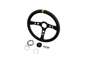 Momo mod.07 steering wheel - black leather - M11111811312L, M11111811312R