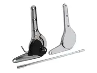 Ligstoelbeslag compleet zonder vergrendeling. Porsche 911/912 - 90152100826, 90152100824, 90152100726, 90152100724, 1689806670, 1689806670, 90152100722, 90152107122, 90152107222 - 1689806670, 1689806680