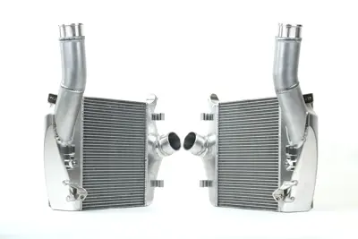 Aluminum Finish High performance intercoolers. Porsche 9YA Cayenne turbo / GTS 4.0ltr V8 - PAB145804B, PAB145803B, PAB145804E, PAB145803E, 8244R, PAB14580300, PAB14580400