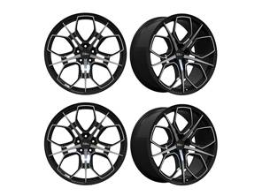 Turbo DC alloy wheel set from Ninemeister. Porsche 964 / 993 / 996 / 997 / 991 / 992 / 986 / 987 / 981 / 718 - wheels, 9MTDC18, 9MTDC19, 9MTDC20, 9MTDC21