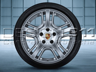 19' Panamera Design Jantes et pneus en alliage d'origine Porsche - 97004460204, 97004460224, 97004460284
