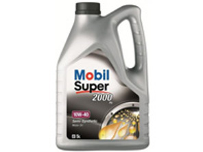 Huile moteur Mobil 10W/40 Super 2000 X1 5 litres - 10W-40, 10W/40, 10W 40